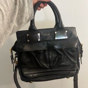 Vintage RAG AND BONE Black Leather Bag! Luxury
